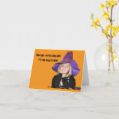 How Does a Witch Know When It's Time for Bed? Karte (Gelbe Blume)