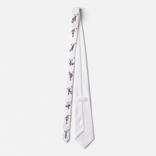 How Du der Tie der Necktie Krawatte (Rückseite)