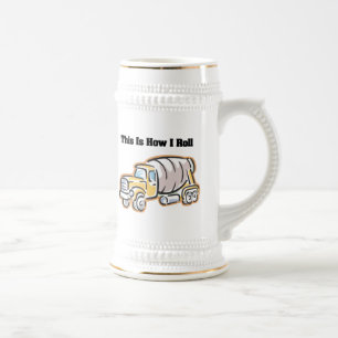 How I Roll (Cement Truck) Bierglas
