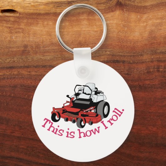 How I Roll Schlüsselanhänger (Vorderseite)