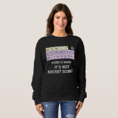 HOW it Works Not Rocket Science Periodic Elements Sweatshirt (Vorne ganz)
