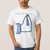 How Italians like Facebook posts - vaffanculo gest T-Shirt (Vorderseite)