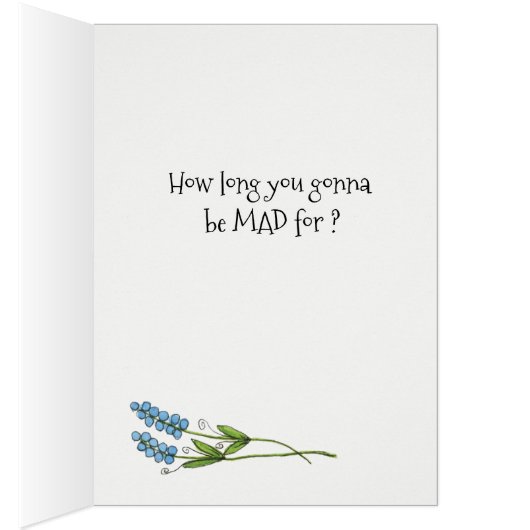 How Long You Gonna Be MAD? (Innen (Rechts))