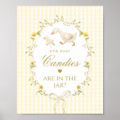 How many candies Silly Goose gender neutral Poster (Vorne)