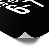 How Many Cats Should You Have 6-7 Funny 67 Meme Ca Poster (Ecke)