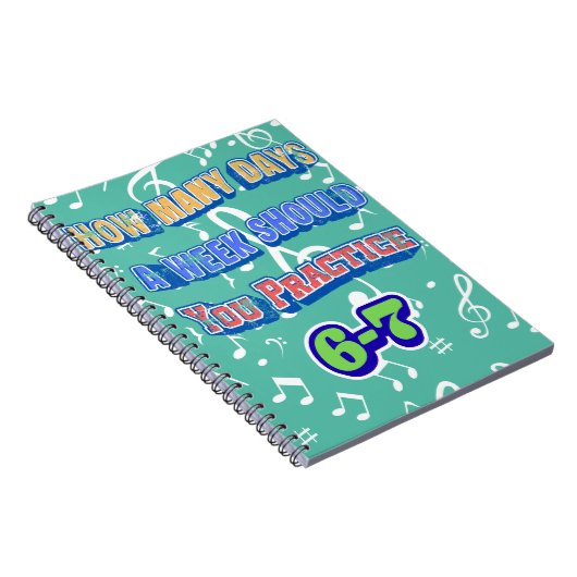 How Many Days A Week Should You Practice Notizblock (Rechte Seite)