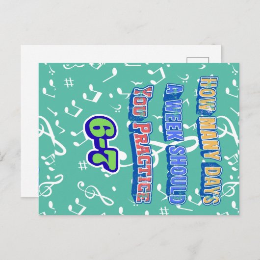 How Many Days A Week Should You Practice Postkarte (Vorne/Hinten)