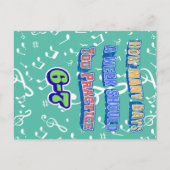 How Many Days A Week Should You Practice Postkarte (Vorderseite)