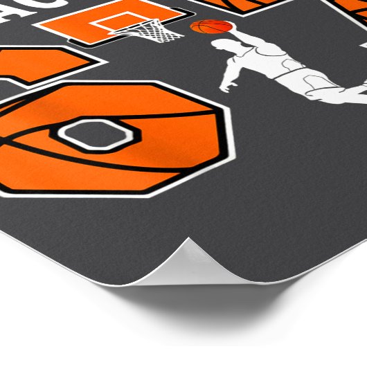 How Many Days Funny 67 Meme Basketball Practicing  Poster (Ecke)