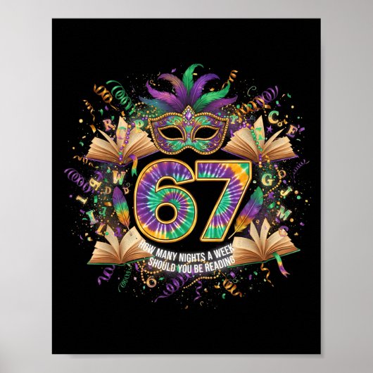 How Many Night A Week Should You Be Reading 67 Boo Poster (Vorne)