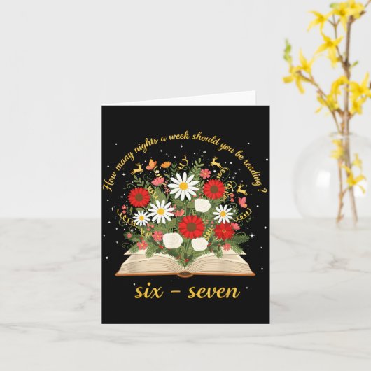 How Many Night A Week Should You Be Reading 67 Mem Karte (Gelbe Blume)