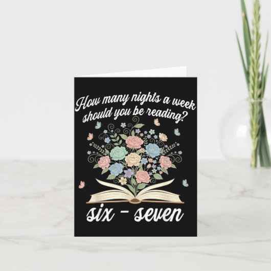 How Many Night A Week Should You Be Reading 67 Mem Karte (Vorderseite)