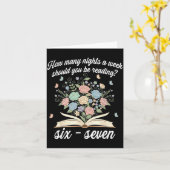 How Many Night A Week Should You Be Reading 67 Mem Karte (Gelbe Blume)