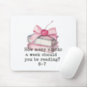 How Many Night A Week Should You Be Reading 67 Mem Mousepad (Mit Mouse)