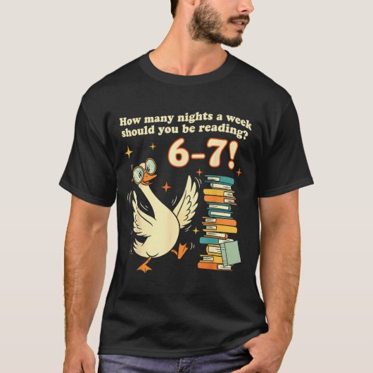 How Many Night A Week Should You Be Reading 67 Tea T-Shirt (Vorderseite)