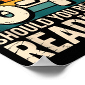 How Many Night A Week Should You Be Reading 6 7 Fu Poster (Ecke)