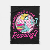 How Many Nights A Week Should You Be Reading 67 Me Fleecedecke (Vorderseite)