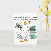 How Many Nights A Week Should You Be Reading 67 Me Karte (Gelbe Blume)