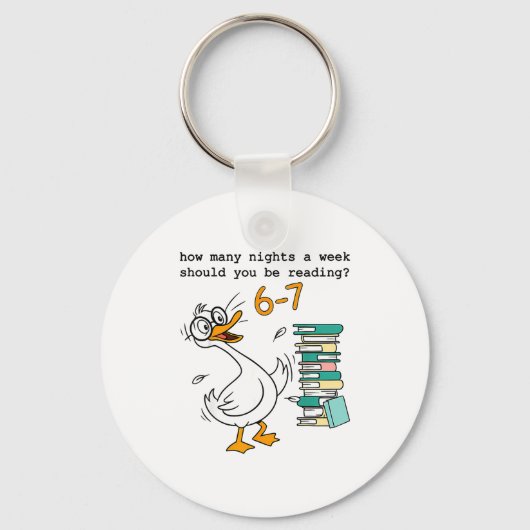 How Many Nights A Week Should You Be Reading 67 Me Schlüsselanhänger (Vorderseite)