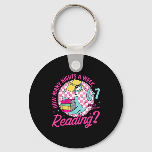 How Many Nights A Week Should You Be Reading 67 Me Schlüsselanhänger (Vorderseite)