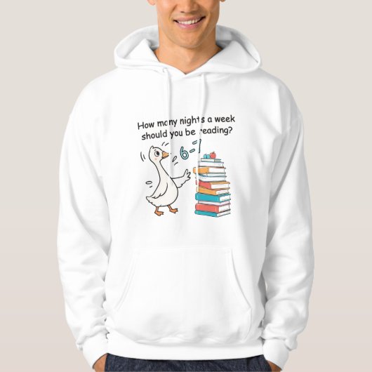 How Many Nights a Week Should You Be Reading 6-7 Hoodie (Vorderseite)