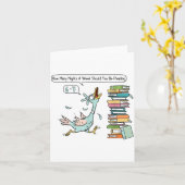 How Many Nights A Week Should You Be Reading 6 7 Karte (Gelbe Blume)