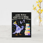 How Many Nights A Week Should You Be Reading 6–7 M Karte (Gelbe Blume)