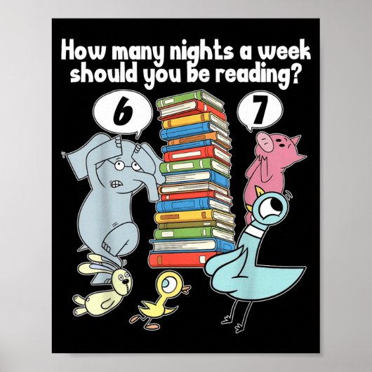 How Many Nights A Week Should You Be Reading 6–7 M Poster (Vorne)