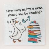 How Many Nights a Week Should You Be Reading 6-7 Puzzle (Vertikal)