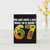 How Many Nights A Week Should You Be Reading 6-7 T Karte (Gelbe Blume)