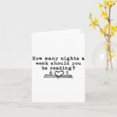 How Many Nights A Week Should You Be Reading 6-7 T Karte (Gelbe Blume)