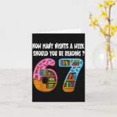 How Many Nights A Week Should You Be Reading 6-7 T Karte (Gelbe Blume)