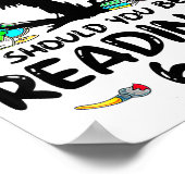 How Many Nights A Week Should You Be Reading 6–7 T Poster (Ecke)