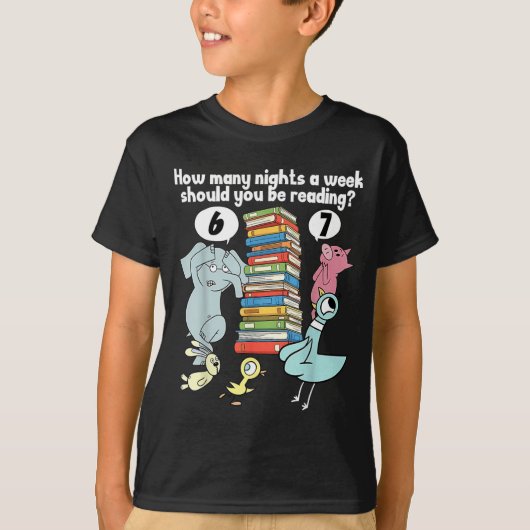 How Many Nights A Week Should You Be Reading 6–7 T T-Shirt (Vorderseite)
