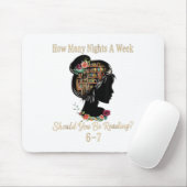 How Many Nights Reading 67 Funny Meme Six Seven Te Mousepad (Mit Mouse)