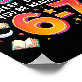 How Many Nights Reading 67 Funny Meme Six Seven Te Poster (Ecke)