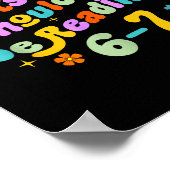 How Many Nights Reading 67 Funny Meme Six Seven Te Poster (Ecke)