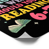 How Many Nights Reading 67 Meme Six Seven Teacher Poster (Ecke)