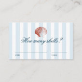 How many Shells Guessing Game Begleitkarte (Vorderseite)