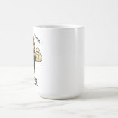 How Many Squats? Diddly – Funny Rooster Gym Kaffeetasse (Mittel)