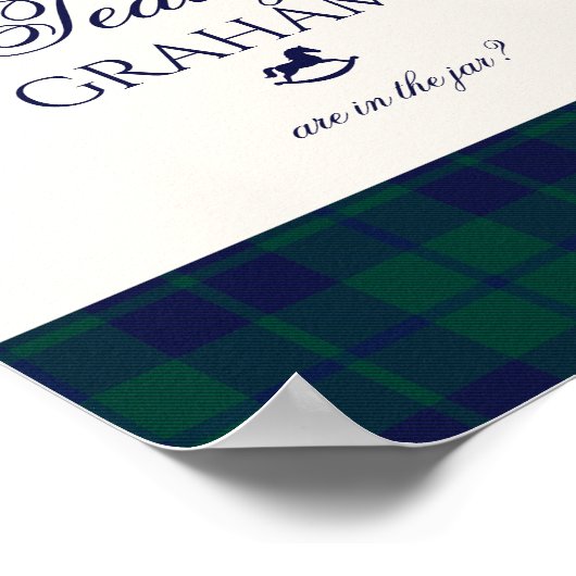 How many teddy grahams Teddy Bear Red Bow Poster (Ecke)