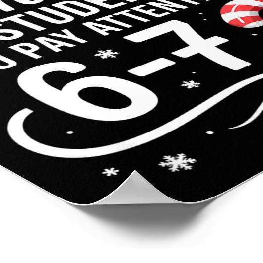 How Many Times I've Asked My Students To Pay Atten Poster (Ecke)