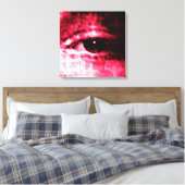 "How She Sees It" von Aleta ~ 18x18 Digital Collag Leinwanddruck (Insitu (Schlafzimmer))