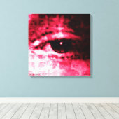 "How She Sees It" von Aleta ~ 18x18 Digital Collag Leinwanddruck (Insitu (Holzboden))