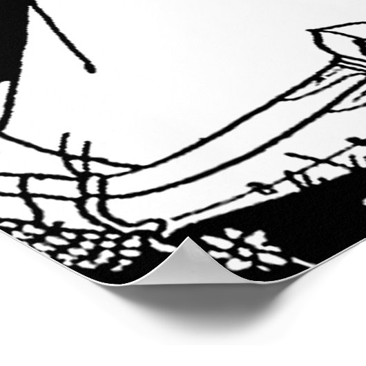 "How Sir Lancelot Was Discovered" Poster (Ecke)