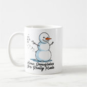 How Snowflakes Are Really Made Snowman Christmas J Kaffeetasse (Links)