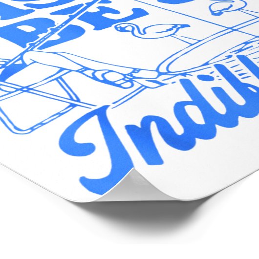 How Sweet It Is To Be So Indifferent  Poster (Ecke)