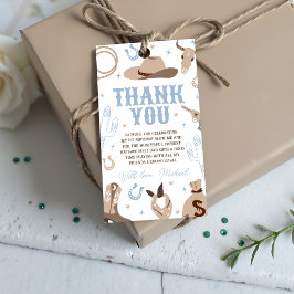 How the West Was One Favor Tags Geschenkanhänger