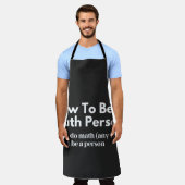 How To Be A Math Person Schürze (Getragen)