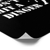 How To Bunt Don't Hit A Dinger Funny Baseball Soft Poster (Ecke)